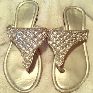 Blinged out Sandals!